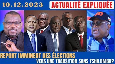 Actu Expliqu E Report Imminent Des Lections Vers Une