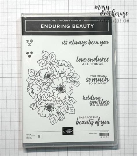 Stampin Up Enduring Beauty Sneak Peek Sympathy Card Stamps N