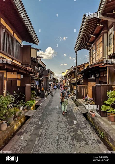 Takayama Japan May 2019 City Center Of The Old Traditional Japanese