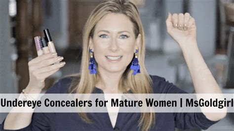 Undereye Concealers For Mature Skin Or Anyone Else MsGoldgirl