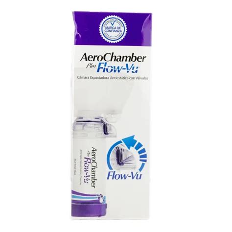 Compra Aerochamber Plus Flow Vu C Mara Espaciadora Antiest Tica Adulto