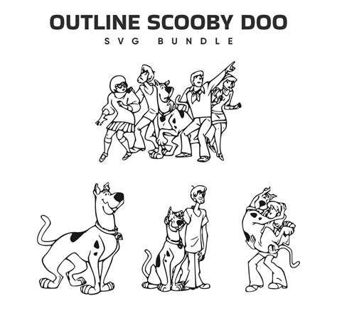 Silhouette Scooby Doo Svg Masterbundles