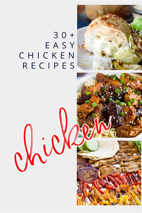 Easy Chicken Recipe Roundup