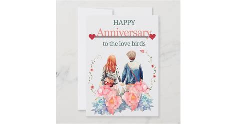 WEDDING ANNIVERSARY WISHES CARD | Zazzle