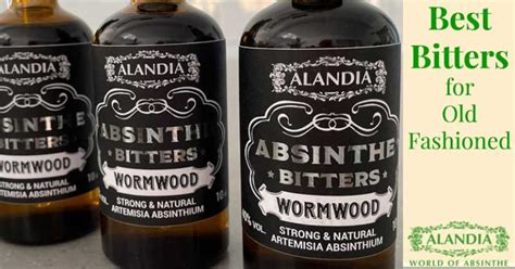 Best Bitters for Old Fashioned: Wormwood Bitters | Cocktail