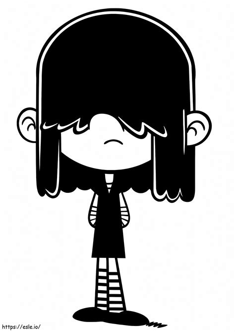 Lucy Loud House Coloring Page