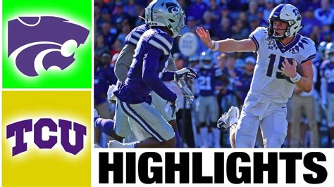 Kansas State vs TCU Highlights | College Football Week 8 | 2023 College ...