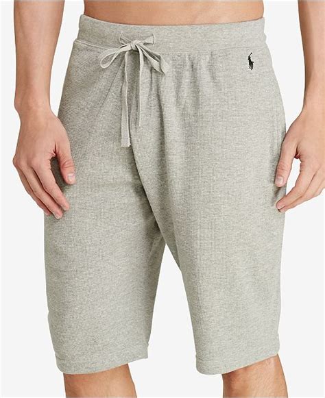 Polo Ralph Lauren Mens Waffle Knit Thermal Pajama Shorts And Reviews