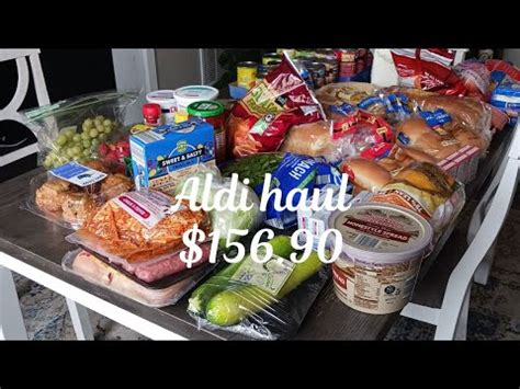 Aldi S Haul With Food Stamps YouTube