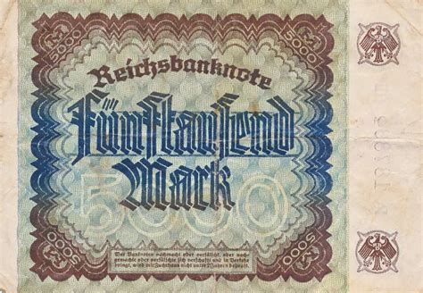 Deutschland Deutsches Reich Mark Reichsbanknote Geldschein