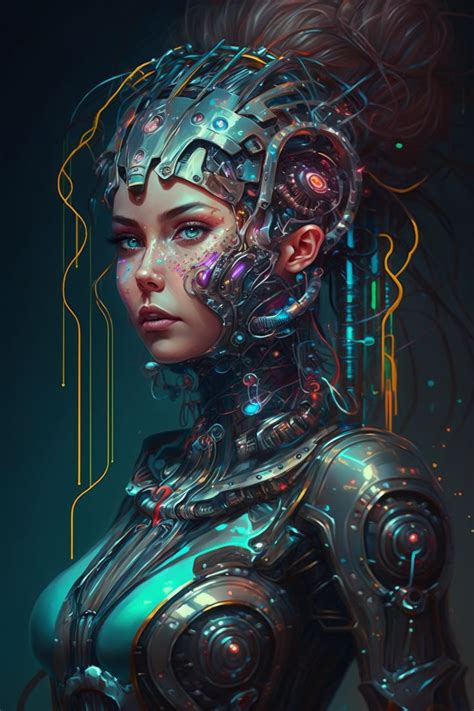 Digitalmasterpiece Aiimagination Cyborgs Art Robot Concept Art