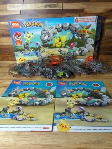 Mega Construx Pokémon Onix Super Battle Building Set Fvr55 Open Box