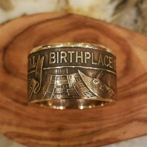 Rcr Original Us Marine Corps Tun Tavern Engravable Ring Usmc Etsy