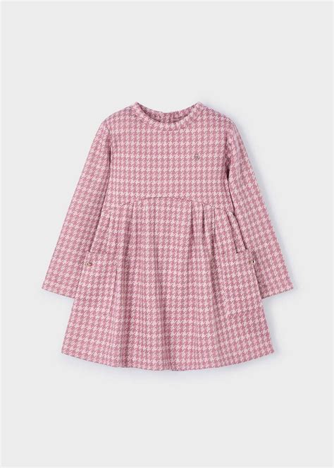 Girl Houndstooth Dress Rosy Mayoral