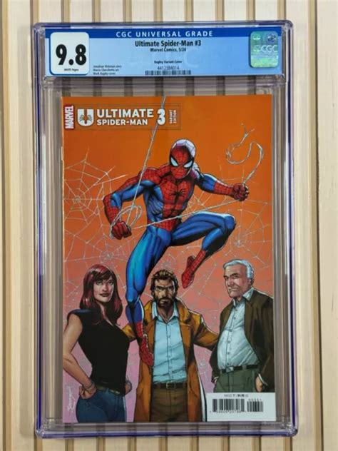 ULTIMATE SPIDER MAN 3 2024 Marvel Comics Mark Bagley Variante CGC 9 8