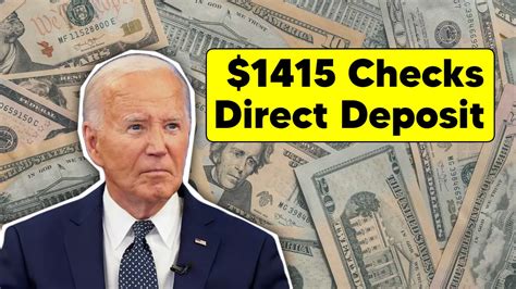 1415 Checks Direct Deposit 2024 Know Eligibility Payment Dates