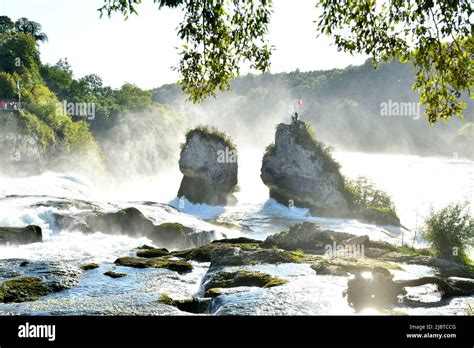 Switzerland Schaffhausen Kanton Neuhausen Rhine Falls Rheinfall