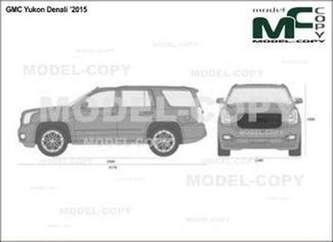 Gmc Yukon Denali ’2015 2d Drawing Blueprints 24401 Model Copy Default