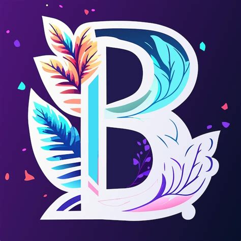 Elementos de plantilla de diseño de icono de letra b logo Vector Premium