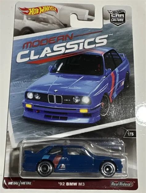 Hot Wheels Premium Car Culture Modern Classics Bmw M Bleu Real