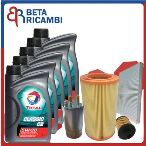 Kit Tagliando Fiat Bravo Ii Multijet Lancia Delta Iii Filtri