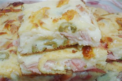 Torta De Presunto E Queijo Massa Bem Levinha E Saborosa