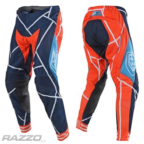 MX Kalhoty TroyLeeDesigns SE Air Pant Metric Team KTM Navy Orange 2019