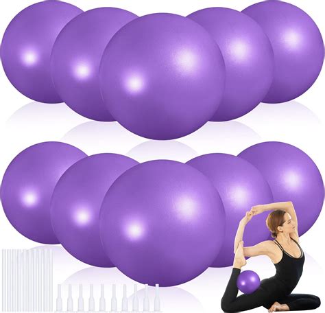 Amazon 10 Pieces 9 Inch Exercise Pilates Ball Yoga Ball Therapy