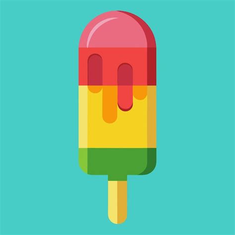 Premium Vector Colorful Summer Popsicles Minimalistic Ice Cream Popsicles