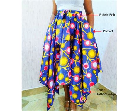 Handkerchief Hem Circle Skirt Sewing Pattern