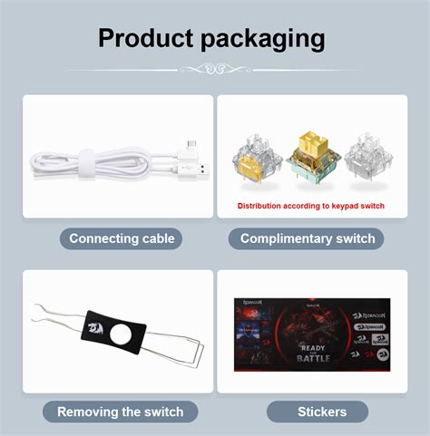 Redragon Ks B Usb Rgb Jogo Mec Nico Teclado Fio Teclas Layout Hot Swap Compact