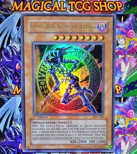 Mavin Yugioh Dark Magician Of Chaos St Edition Ultra Rare Ioc