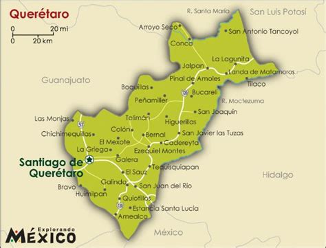 Mapa De Queretaro