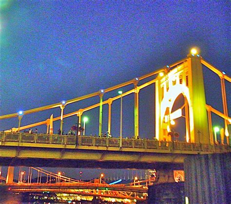 The Roberto Clemente Bridge | Roberto clemente bridge, Painting photos ...