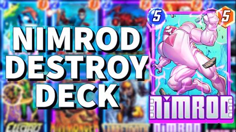 This Nimrod Destroy Deck Is Powerful In Marvel Snap YouTube