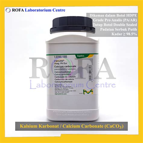 Jual Kalsium Karbonat Calcium Carbonate Caco Pro Analis Merck