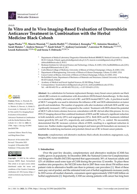 PDF In Vitro And In Vivo Imaging Based Evaluation Of Doxorubicin