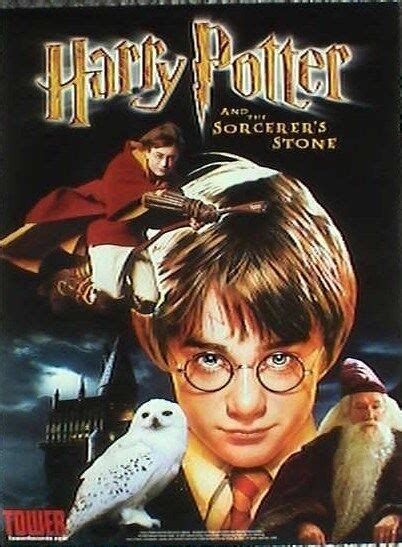 Harry Potter Sorcerers Stone 2 Sided Movie Poster Harry And Castle