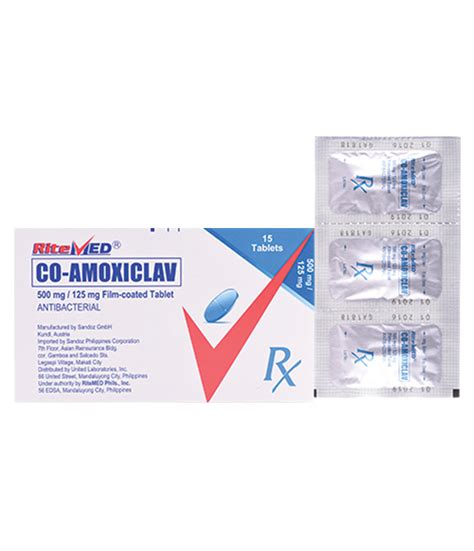 Co Amoxiclav Mg Fc Tablet Ritemed Rose Pharmacy Medicine Delivery