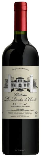 Henri Musso Ch Teau Les Landes De Cach Pauillac Vivino Us