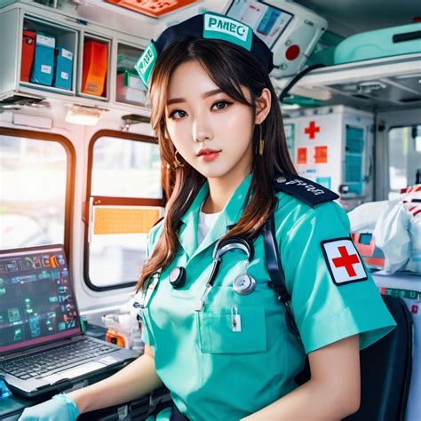 Urgent Paramedic K Pop Idol In Emergency Care Stable Diffusion Online