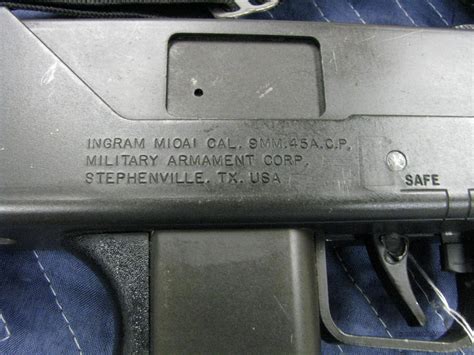 Ingram Mac-10 M10A1 for parts +(2) mags .45ACP