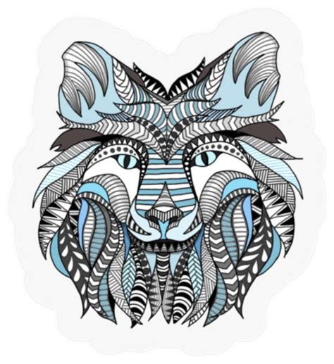 Winter Wolf Stickers Sold By Marquesdallison Sku 200698583 50 Off