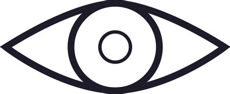 Eye Surprised Look Vision Optical Icon Royalty Free Vector