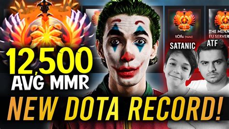 Average Mmr Game New Dota Record Youtube