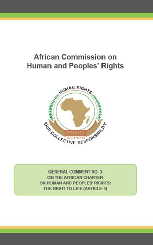 General Comment No 3 On The African Charter On Human And Peoples