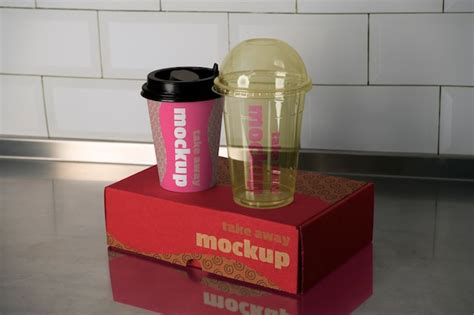 Premium Psd Meal Package Mockup Design