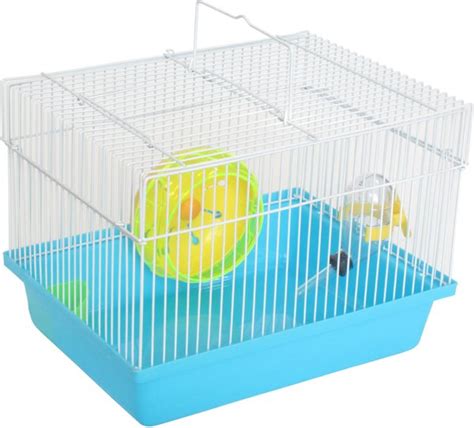 YML Basic Hamster Cage & Accessories, Blue - Chewy.com