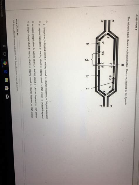 Solved QUESTION 9 The following figure shows a replication | Chegg.com 