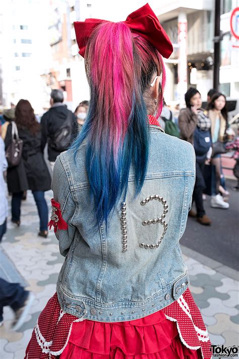 1950s Harajuku Girl W Dip Dye Hair Angelic Pretty And Sexy Dynamite